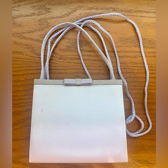 Satin Tote In Lavender Small - Picture 4 of 8